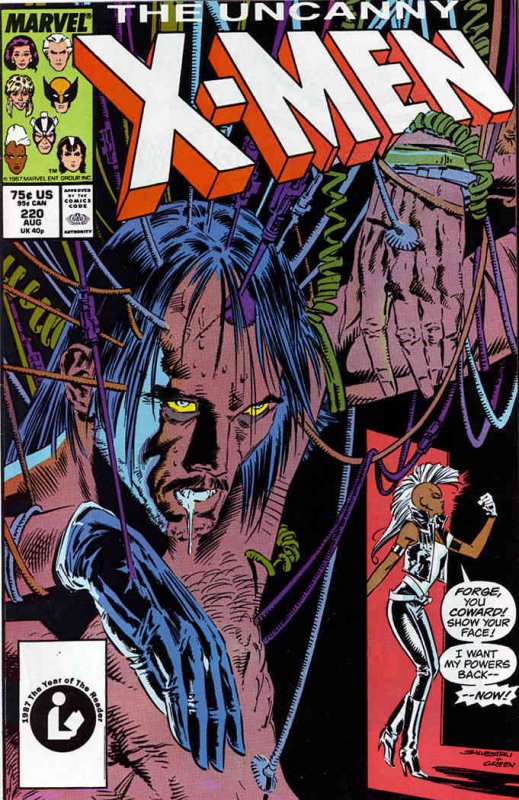 Uncanny X-Men, The #220 FN ; Marvel | Chris Claremont Marc Silvestri
