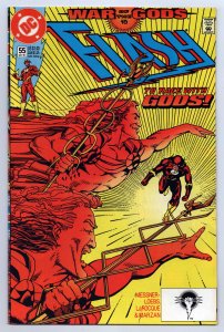 Flash #55 War Of The Gods (DC, 1991) FN/VF