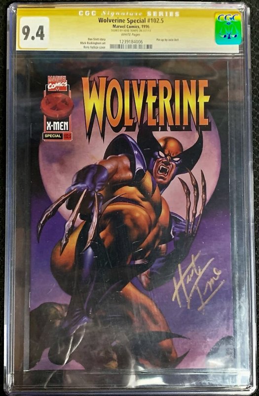 Wolverine #102.5 (1996) CGC Signature Series 9.4