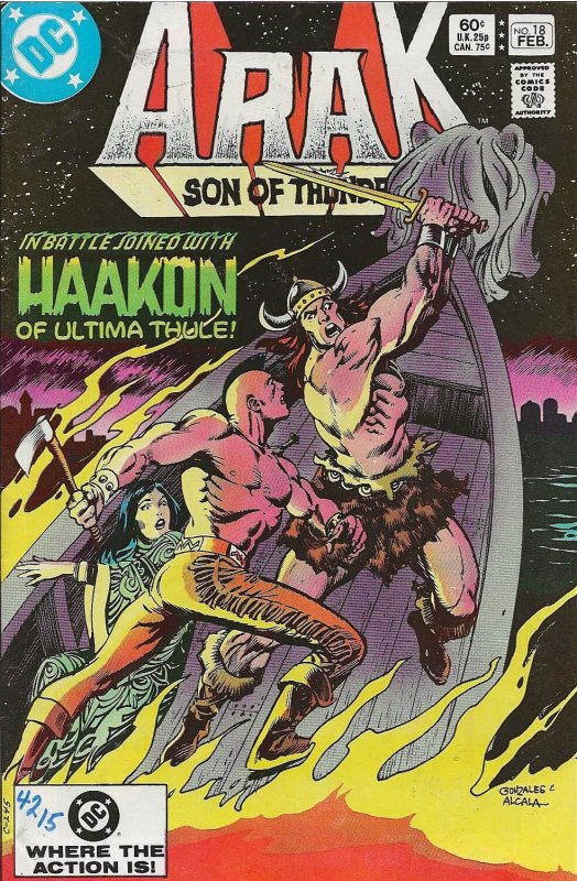 Arak, Son of Thunder #18 (1983) - VF/NM