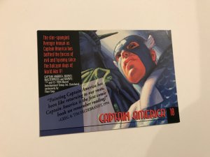 CAPTAIN AMERICA #18 card : 1994 Marvel Masterpieces, NM; Hilderbrandt art