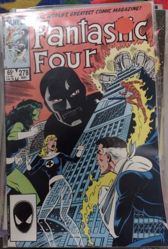 Fantastic Four  # 278 1985 MARVEL JOHN BYRNE she hulk  doctor doom