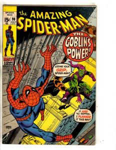 Amazing Spider-Man # 98 FN Marvel Comic Book Green Goblin Vulture Stan Lee JG1