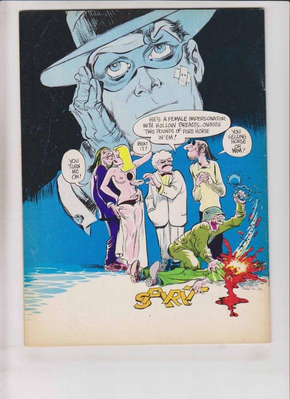 the Spirit #1 FN (1st) print - kitchen sink 1973 - will eisner - ground level