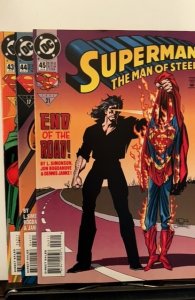 Run of 3 Superman: The Man of Steel #43-45 (1995)