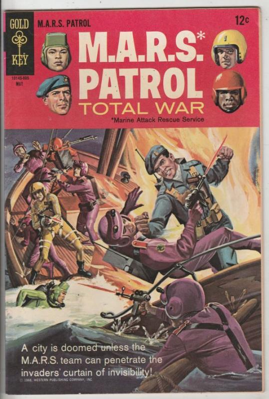 M.A.R.S. Patrol Total War #5 (Mar-67) VF/NM High-Grade M.A.R.S. (Sgt. Joe Str...