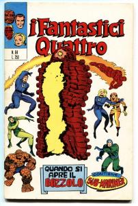 Fantastic Four #67-Italian ed-Rare foreign comic 1973 First him adam warlcok