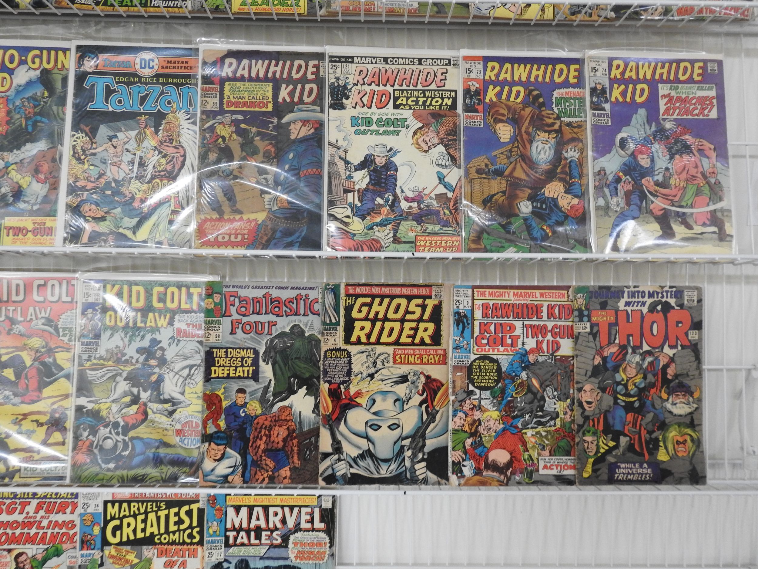Lot of 50 Silver/Bronze Age Comics W/ Thor, Hulk, Fantastic Four, +More