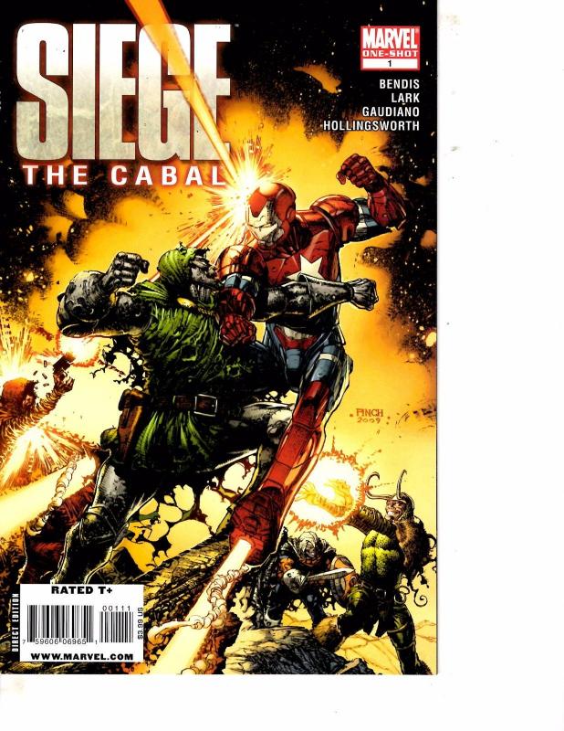 Lot Of 2 Comic Books Marvel Siege Spider-Man #1 and Cabal #1 Thor  LH17