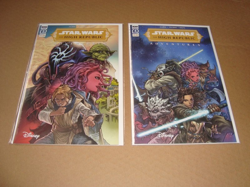 STAR WARS  HIGH REPUBLIC ADVENTURES 1-5 + SW ADVENTURES 6A,6B, 7A,7B (IDW)DISNEY