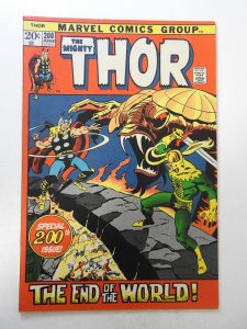 Thor #200 (1972) FN- Condition! moisture stains fc