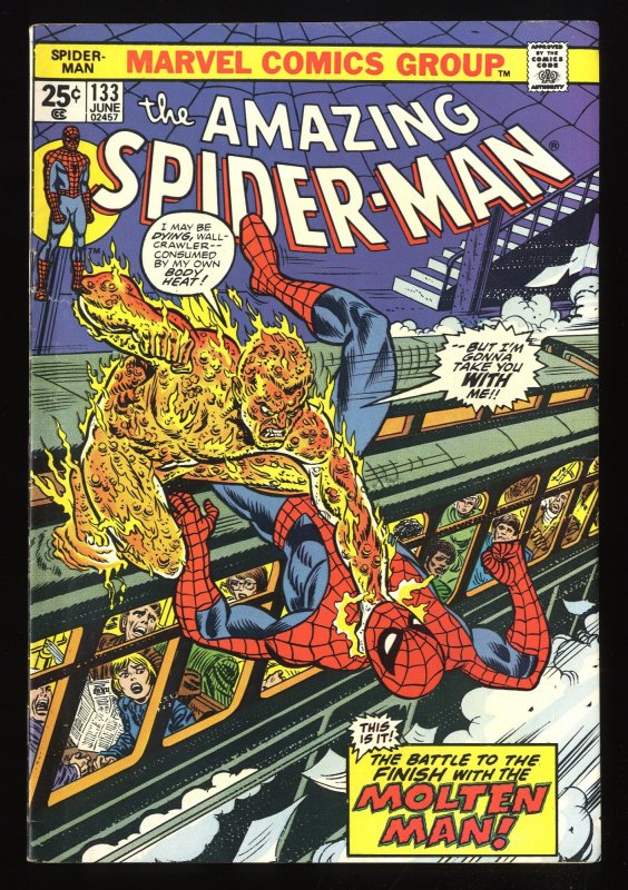 Amazing Spider-Man #133 FN 6.0 Marvel Comics Spiderman