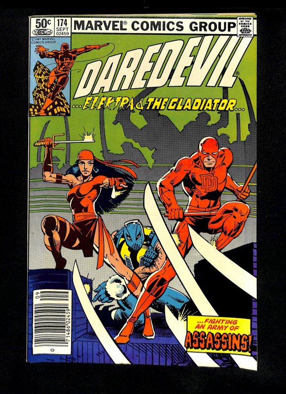 Daredevil #174 Elektra! 1st appearance of the Hand!