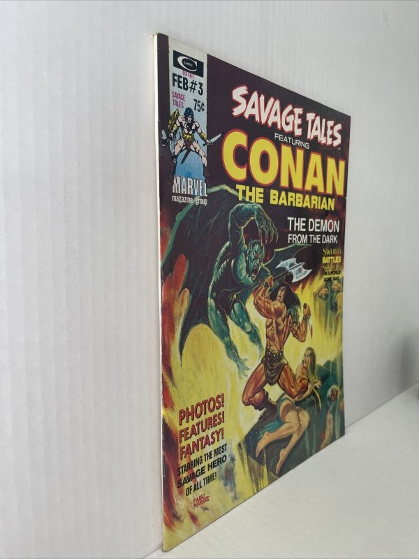 Savage Tales Featuring Conan   #3 Marvel Magazine