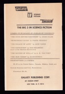 1966 TriCon 24th Wolrd Sci-Fi Convention Progress Report #2 - HTF (8.0)