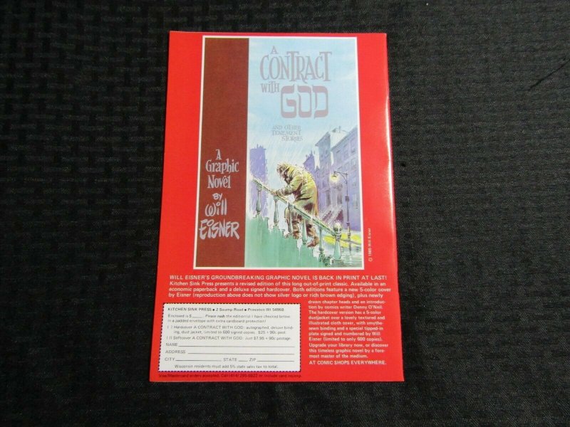 1985 WILL EISNER 3-D #1 FVF 7.0 NO Glasses / Kitchen Sink / Fisherman Collection