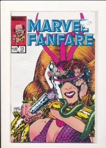 HUGE SET of 17 Comics!!-MARVEL FANFARE #3-#19 F/VF  (SIC313)