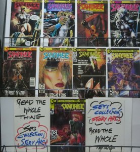 SAMUREE (Continuity, 1987) #1-9 COMPLETE! Eliot S! Maggin,Neal Adams,Sienkiewicz