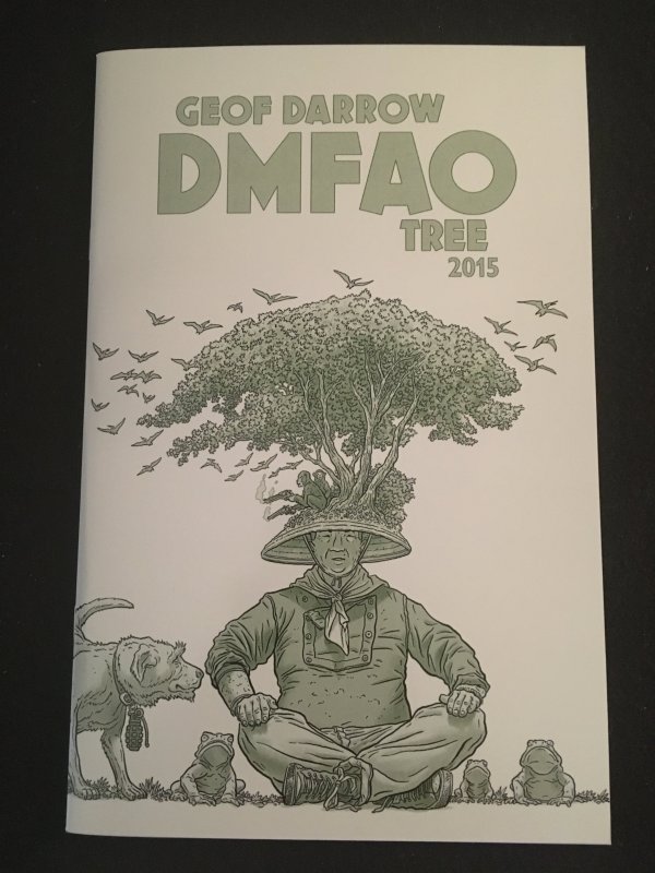 GEOF DARROW DMFAO TREE 2015 Sketchbook, Signed #348/800