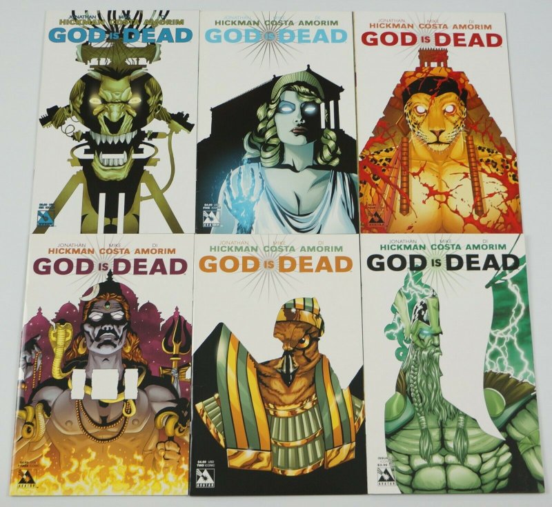 Jonathan Hickman's God is Dead #1-6 VF/NM complete story - iconic variants set