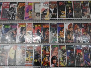 Huge Lot 150+ Comics W/ Vampirella, Dawn, Avengelyne, Razor+ Avg VF+ Condition!!