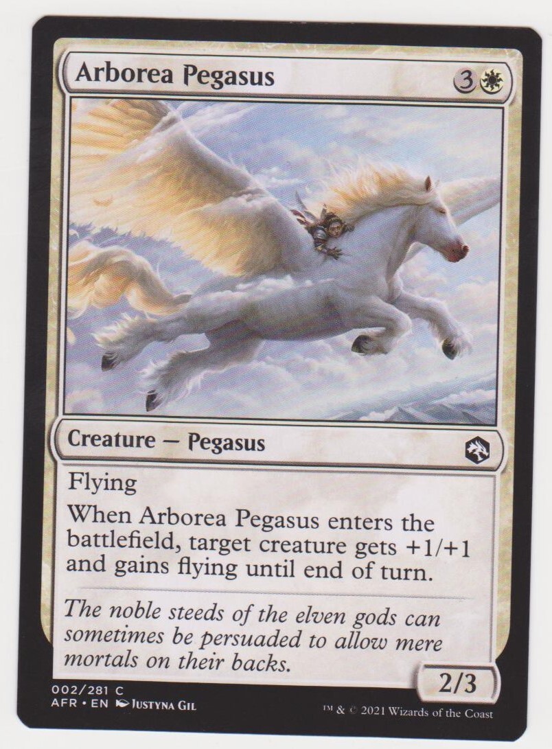 Magic the Gathering: Adventures in the Forgotten Realms - Arborea Pegasus |  Comic Collectibles - Trading Cards - Magic the Gathering / HipComic