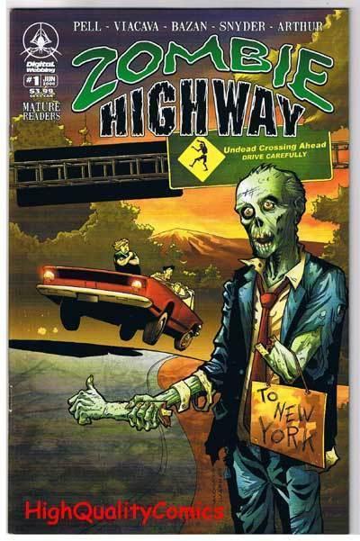 ZOMBIE HIGHWAY #1, Walking Dead,Undead,Horror, 2006,NM
