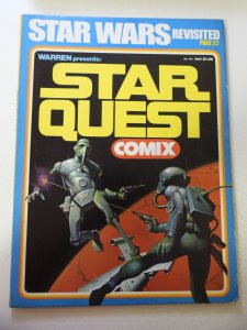 Warren Presents: Star Quest Comix (1978) VG+ Condition stain bc