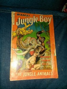Wambi Jungle Boy 18 fiction house 1952 golden age precode maurice whitman cover
