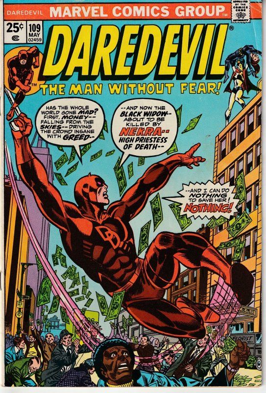 Daredevil(vol. 1) # 109 The Living Demon called Nekra !