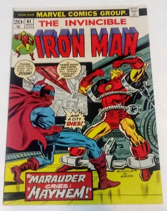 Iron Man #61 (VF+) 1973 The Marauder Cries Mayhem! ID10H