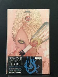 Someone is Grilling the Chicken #1 limited to 93/2500 sealed