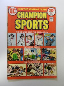 Champion Sports #1 (1973) VG/FN condition