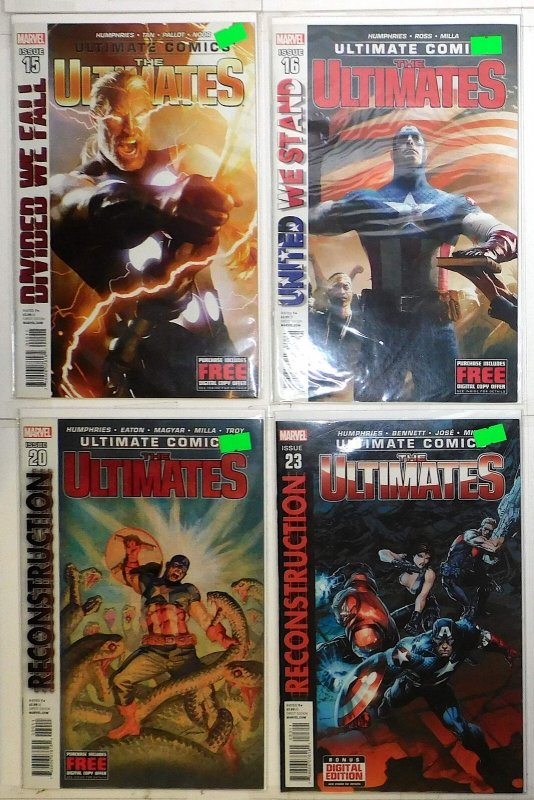 Ultimates Lot of 4 #15, 16, 20, 23 (2012) Marvel Comics 1st Print Comic Books