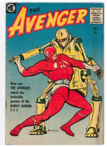 Avenger (1955 ME) #3 VG, Robot Robber