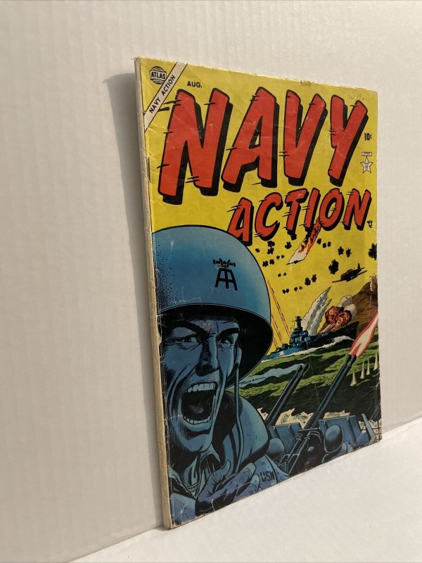 Navy Action #1 1954 Russ Heath Cover