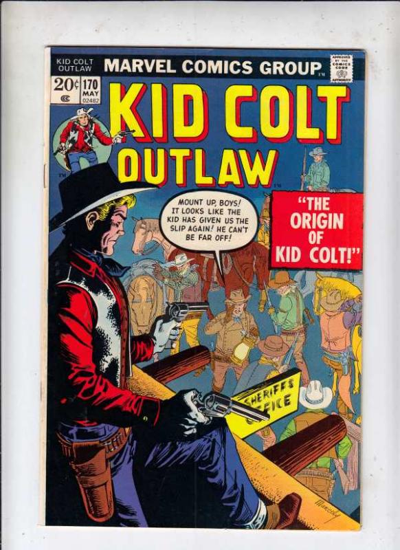 Kid Colt Outlaw #170 (May-73) FN/VF Mid-High-Grade Kid Colt