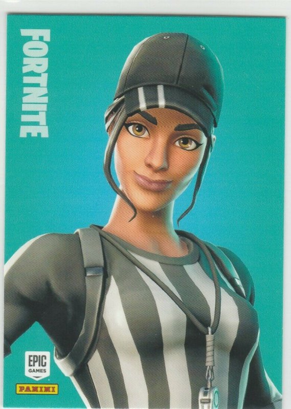 Fortnite Whistle Warrior 149 Uncommon Outfit Panini 2019 trading card series 1