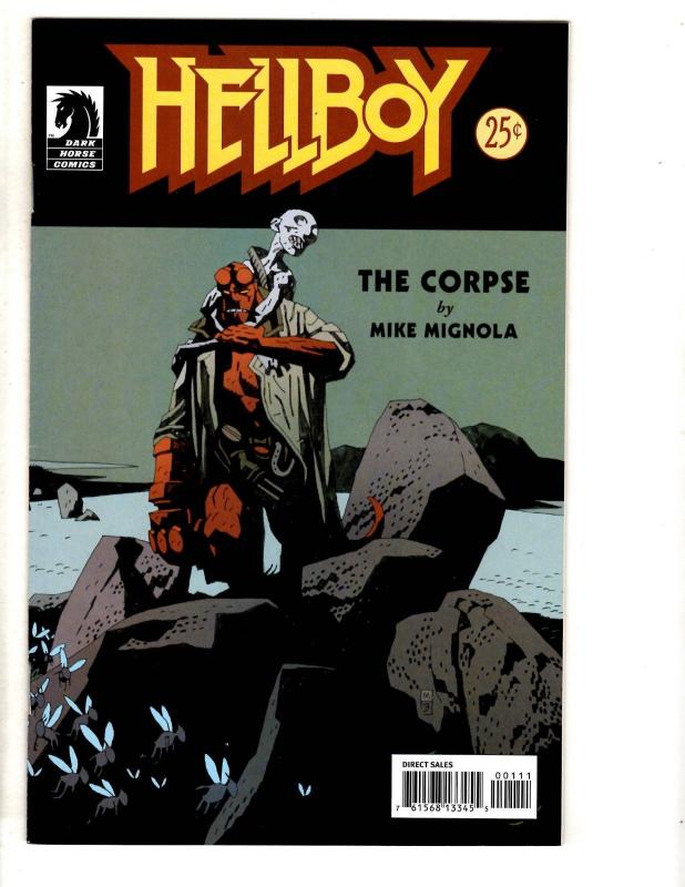 7 Comics Hellboy Junior 1 2 Nevermen 1 DHP 142 143 Corpse HB Weird Tales 6 TD10