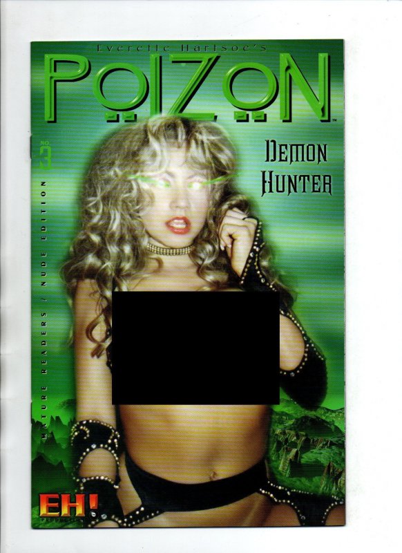 Poizon Demon Hunter #3 Nude Variant - London Night - 1998 - NM