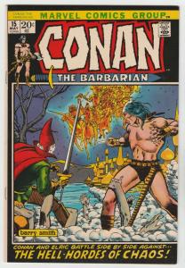 Conan the Barbarian #15 (May-72) VF/NM- High-Grade Conan the Barbarian