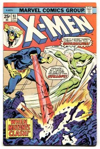 X-MEN #93 1975-QUICKSILVER-CYCLOPS-BRONZE AGE- comic book 