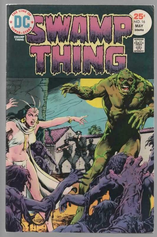 SWAMP THING 16 VG-F  May 1975