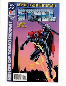 Steel #1 DC Universe Corner Box Variant (1994) / ID#026-B