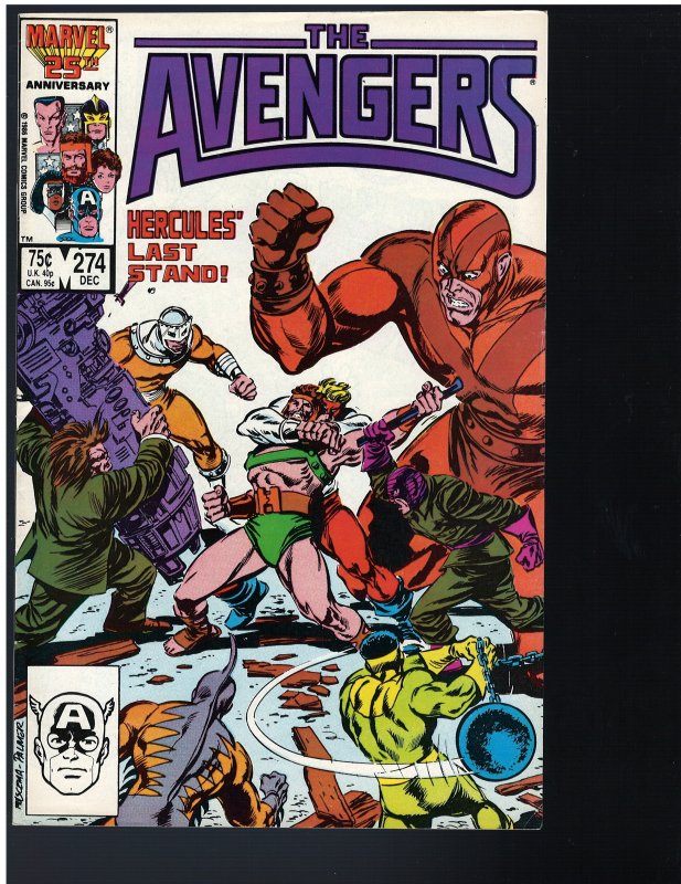 Avengers #274 (Marvel, 1986) VF/NM