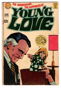 YOUNG LOVE #73 comic book 1969-DC ROMANCE-Alex Toth vg