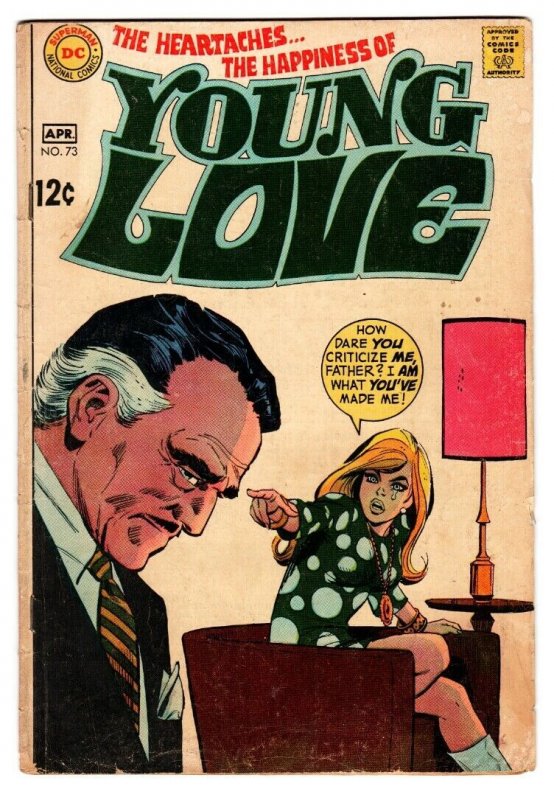 YOUNG LOVE #73 comic book 1969-DC ROMANCE-Alex Toth vg