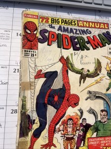 The Amazing Spider-Man Annual #1 Missing Back Cover And A Few Pages