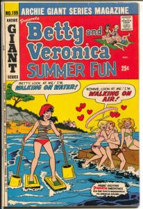 Archie Giant Series #199 1972-Betty & Veronica Summer Fun-swimsuit-FN/VF 
