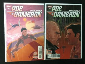 STAR WARS POE DAMERON #1-18 SET VF-NM MARVEL